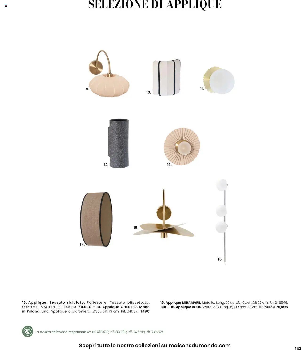 Volantino Maisons du Monde del 27.08.2025 | Pagina: 143