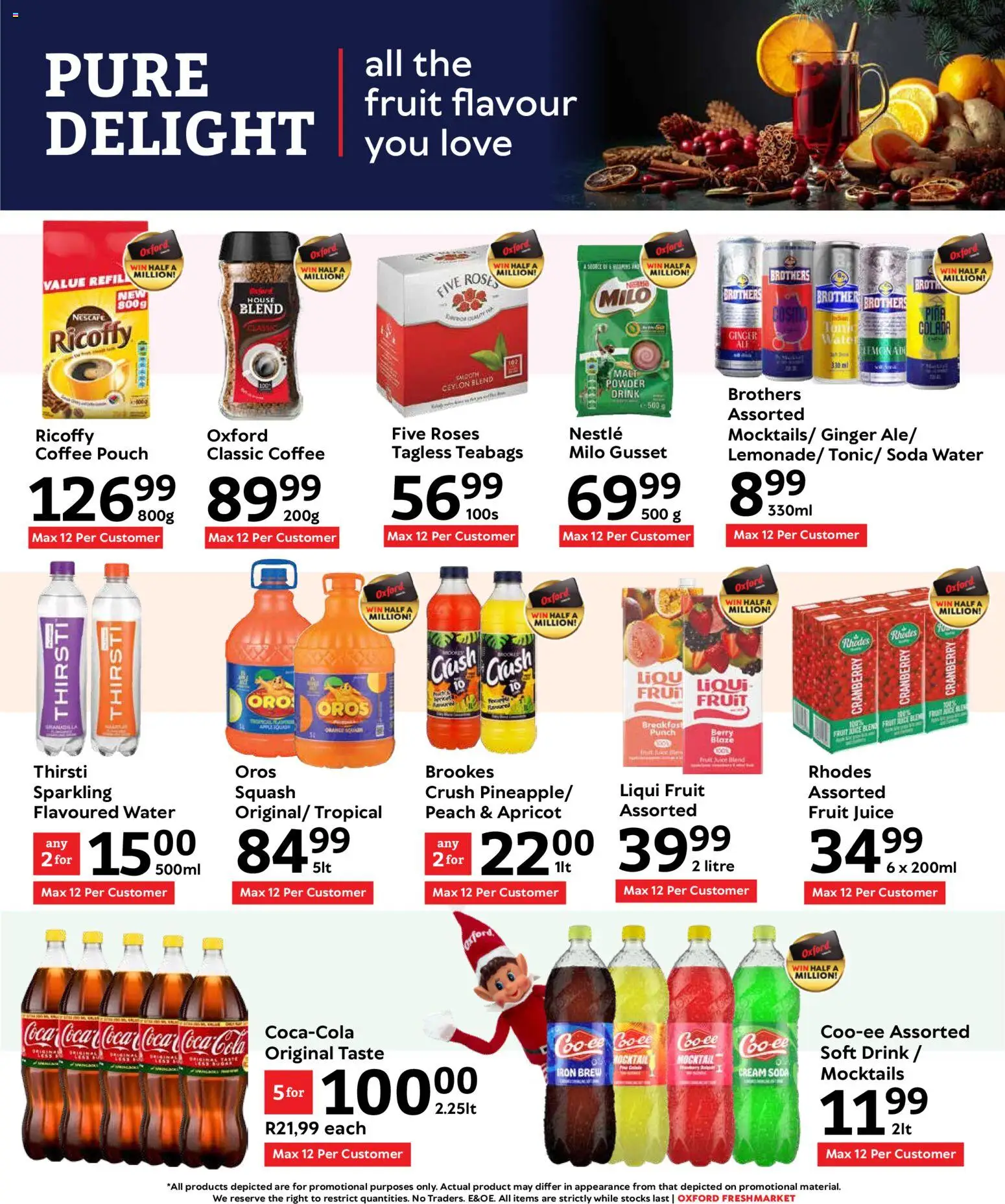 New Oxford Freshmarket catalogue – valid from 23.12.2025 | Page: 14 | Products: Watch, Powder, Water, Fruit