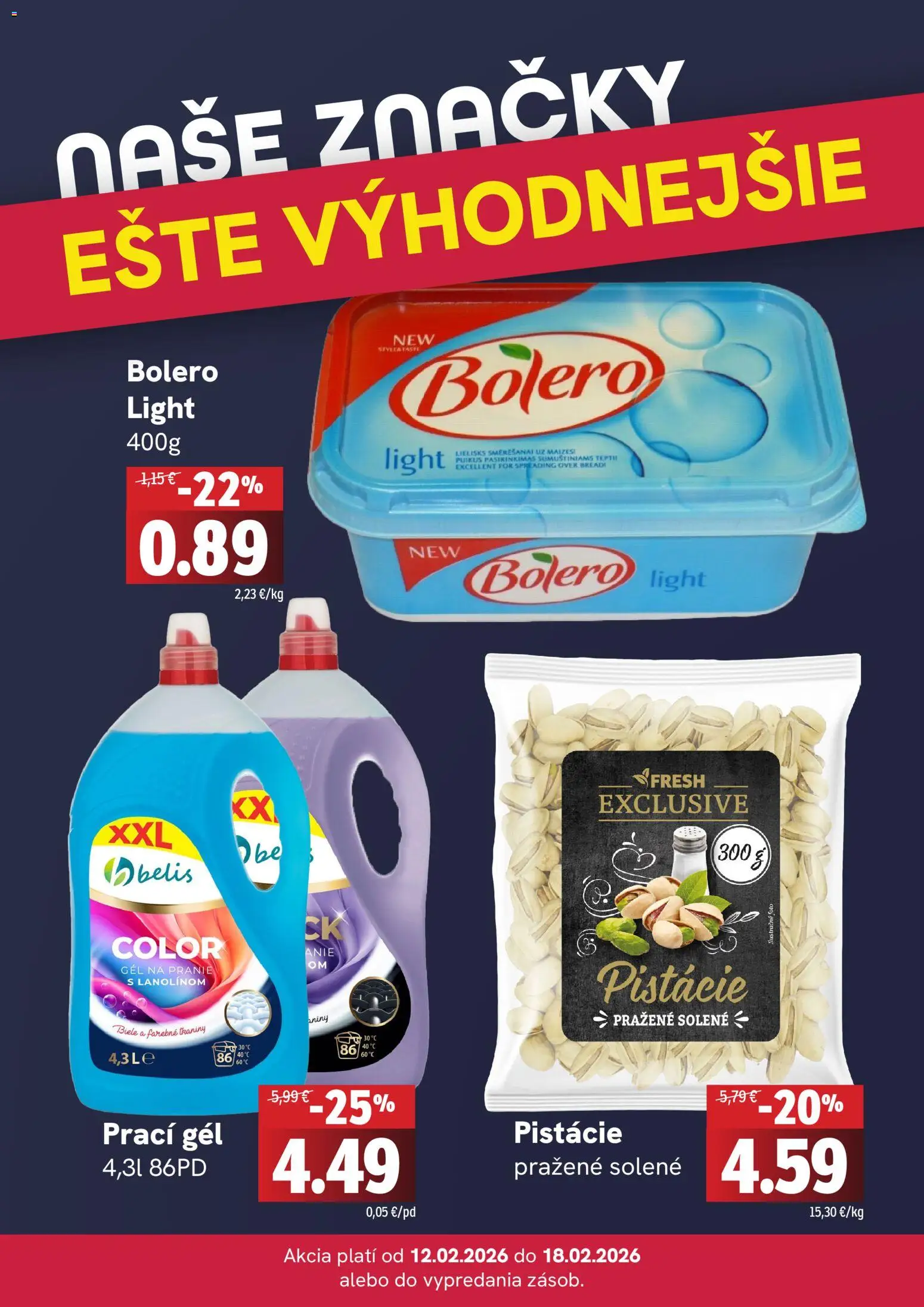 Nové Fresh akcie – leták je platný od 12.02.2026 | Strana: 4 | Produkty: Pistácie