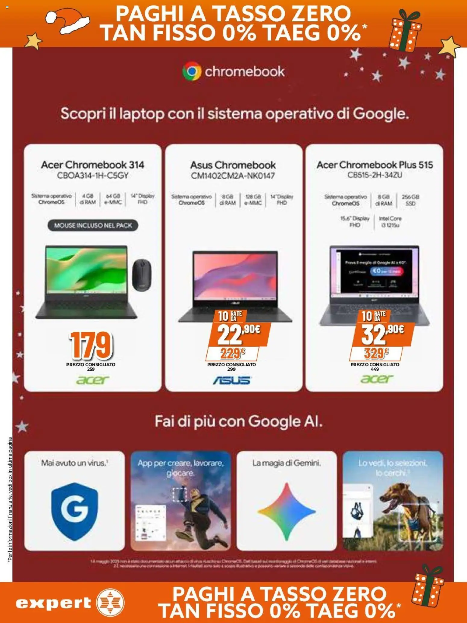 Volantino Expert del 02.12.2025 | Pagina: 10 | Prodotti: Laptop, Mouse