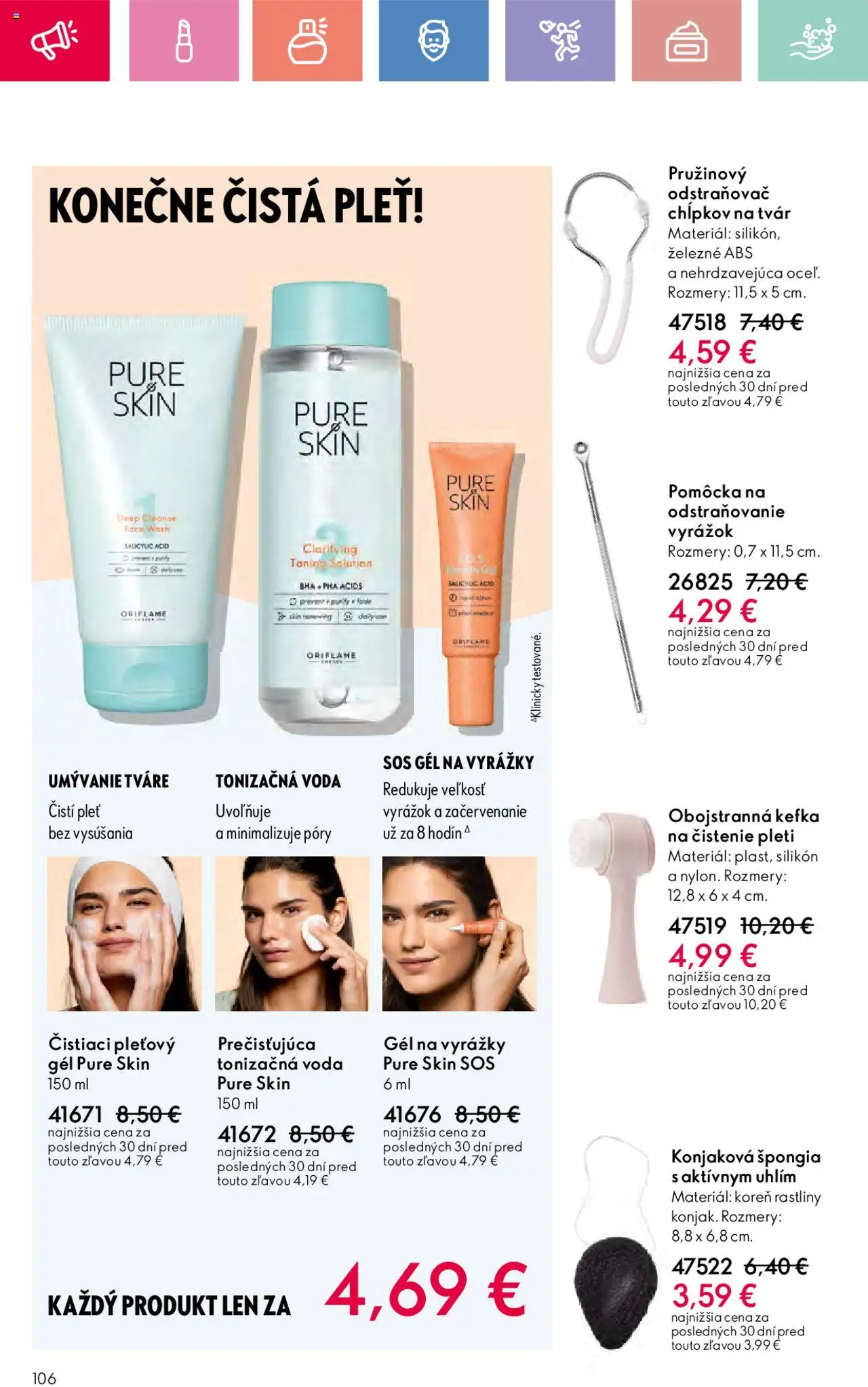 Katalóg Oriflame 10 2025 │ platný od 06.07.2025 | Strana: 106 | Produkty: Odstraňovač chĺpkov, Voda