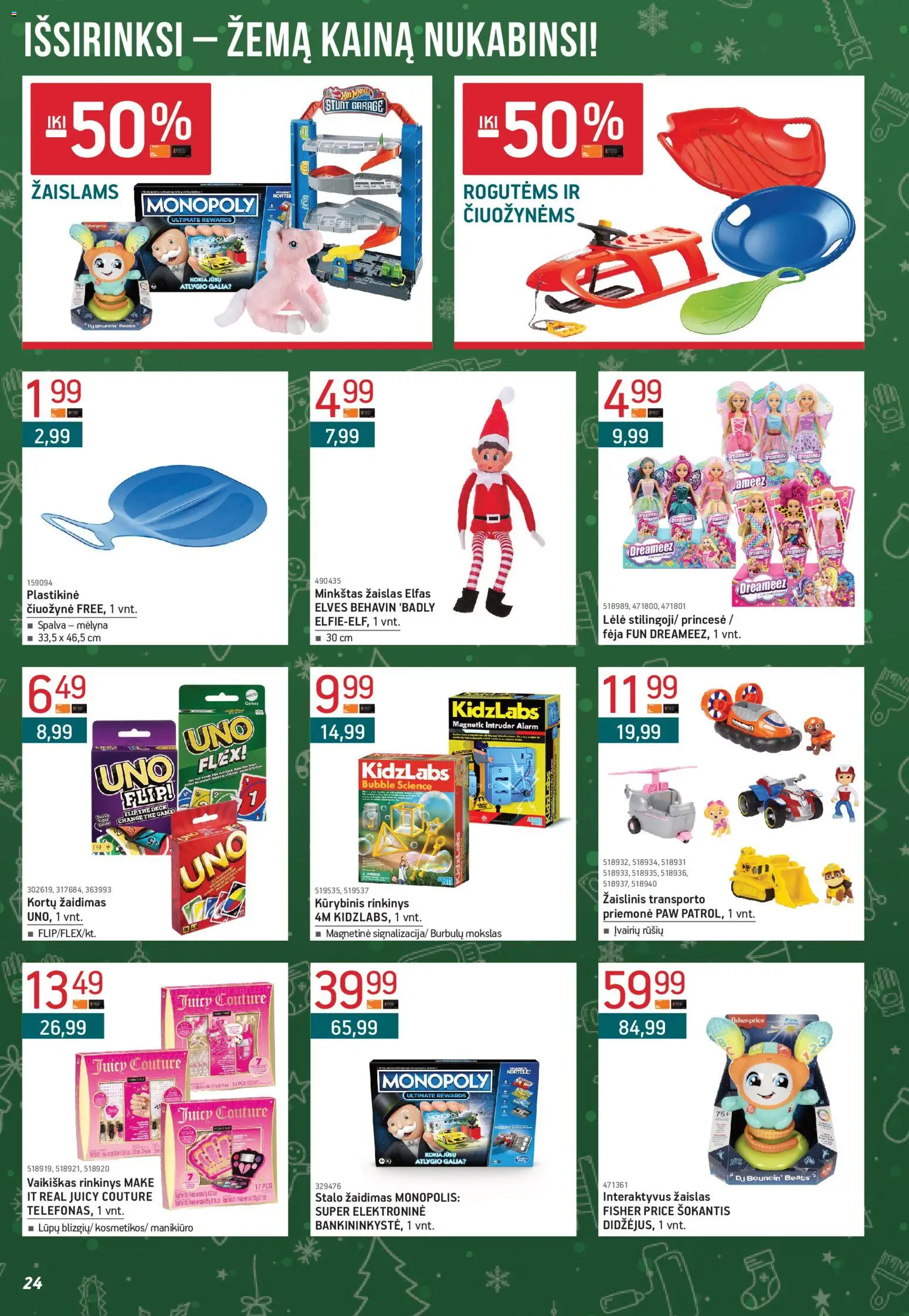 ERMITAŽAS akcijos nuo 03.11.2025 | Puslapis: 24 | Prekių: Žaidimas