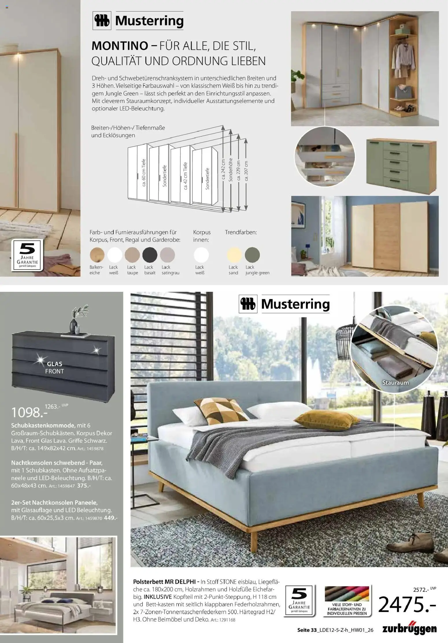 Zurbrüggen - Zurbrüggen: Ihr Einrichtungshaus der Extraklasse – gültig ab 18.01.2026 | Seite: 45 | Produkte: Regal, Polsterbett