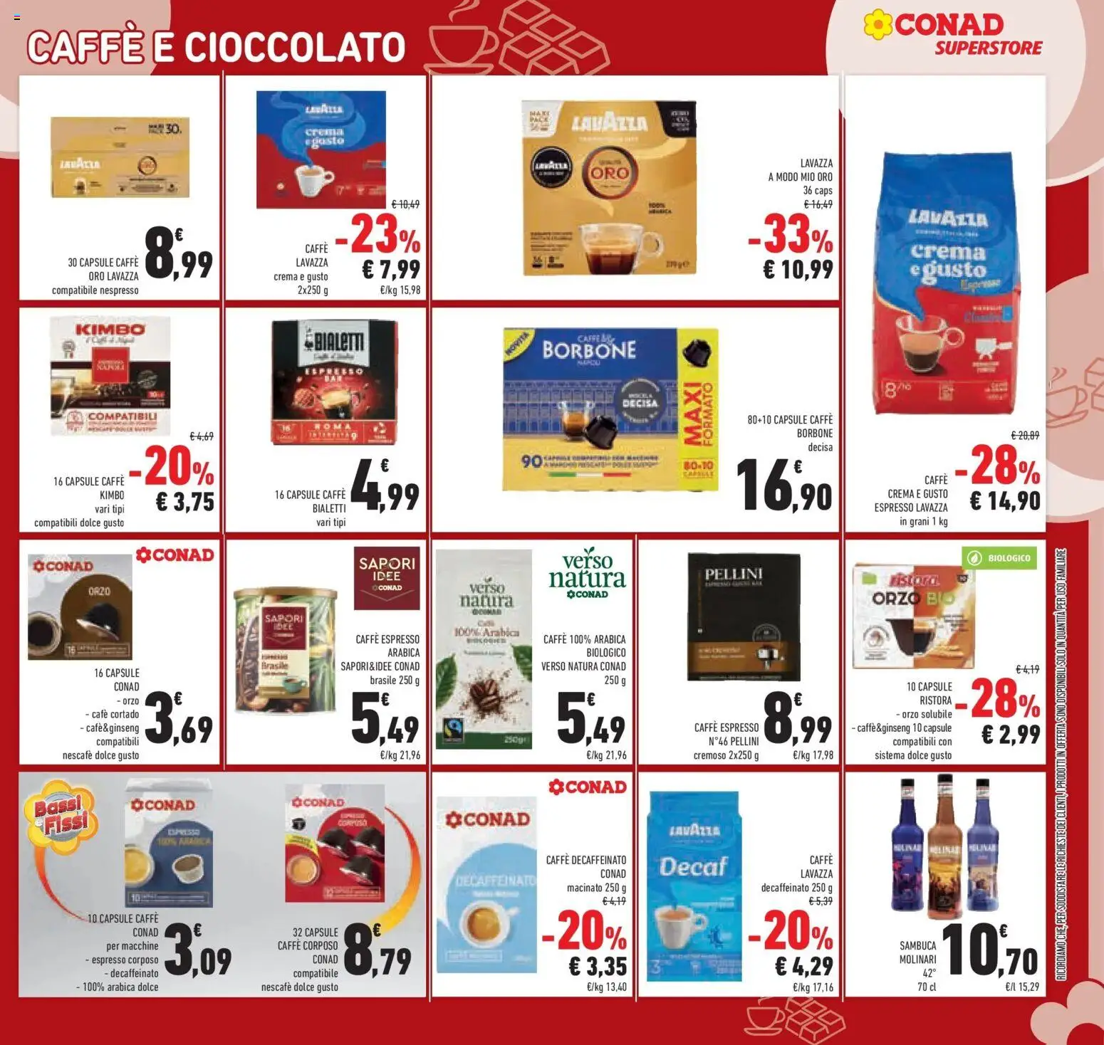 Volantino Conad del 11.02.2026 | Pagina: 25 | Prodotti: Crema, Caffè, Lavazza, Macinato
