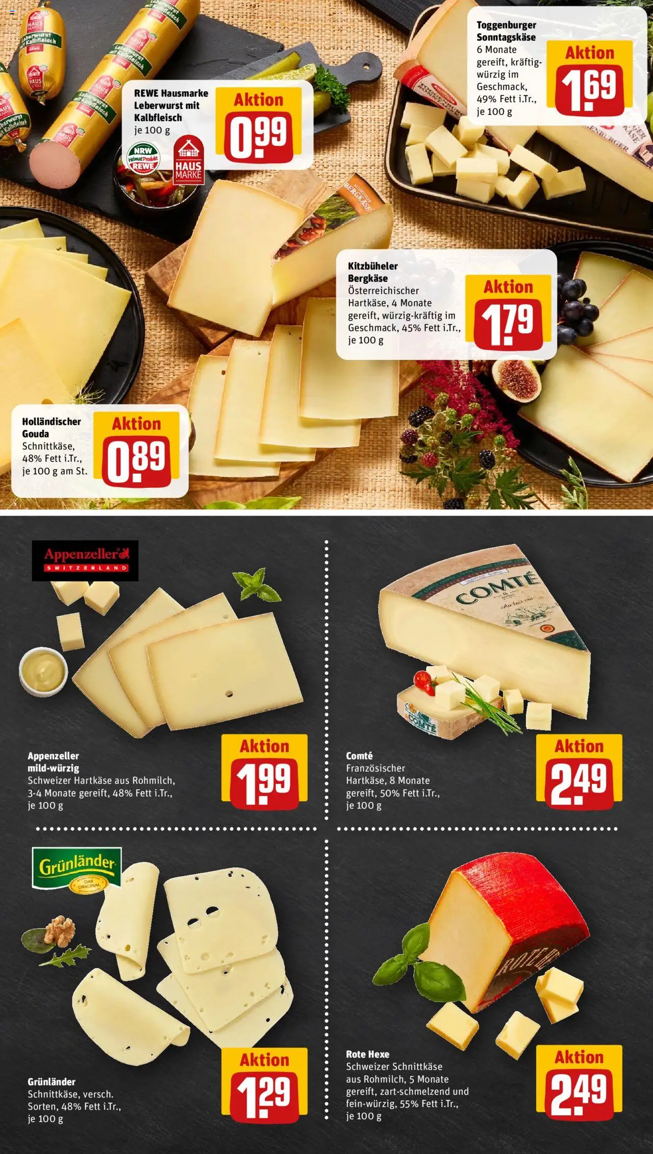 Rewe ihr Kaufpark Prospekt 	 – gültig ab 08.09.2025 | Seite: 9 | Produkte: Käse, Gouda, Grunlander, Wurst