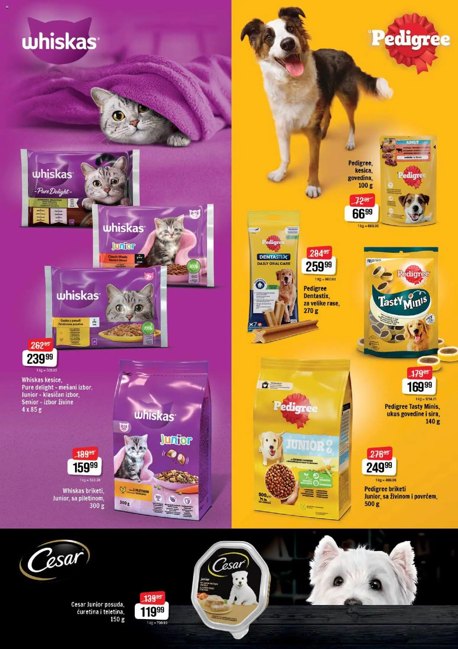 Super DIS katalog - važi od 21.12.2025 | Strana: 23 | Proizvode: Pedigree, Whiskas