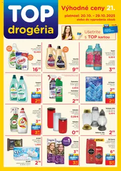 TOP Drogéria leták platný od 20.10.2025