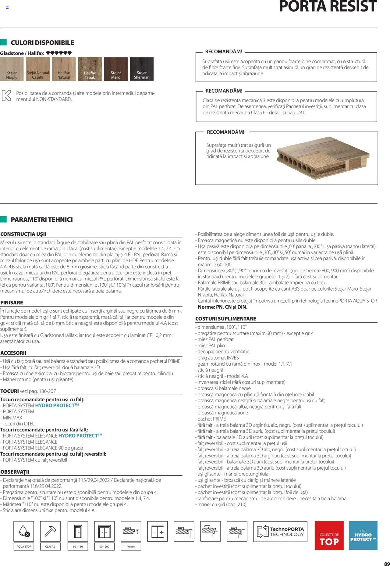 Catalog Proges – valabil de la 01.05.2025 | Pagină: 89 | Produse: Mâner, Peluş Köpek Yatağı, Ușă