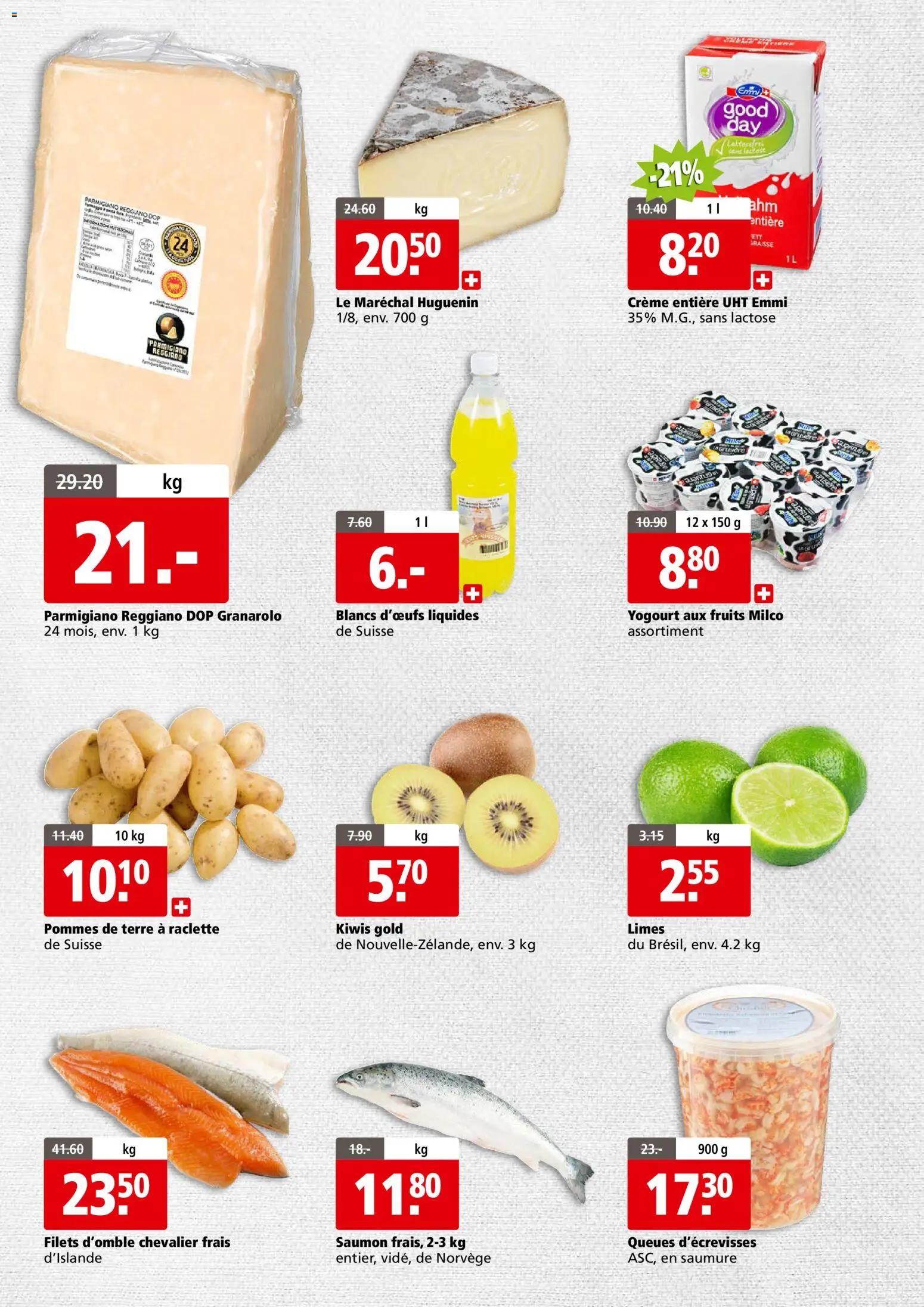 Aligro Aktionen Business Chavannes, Matran, Genève, Sion – gültig ab 16.02.2026 | Seite: 2 | Produkte: Raclette, Creme