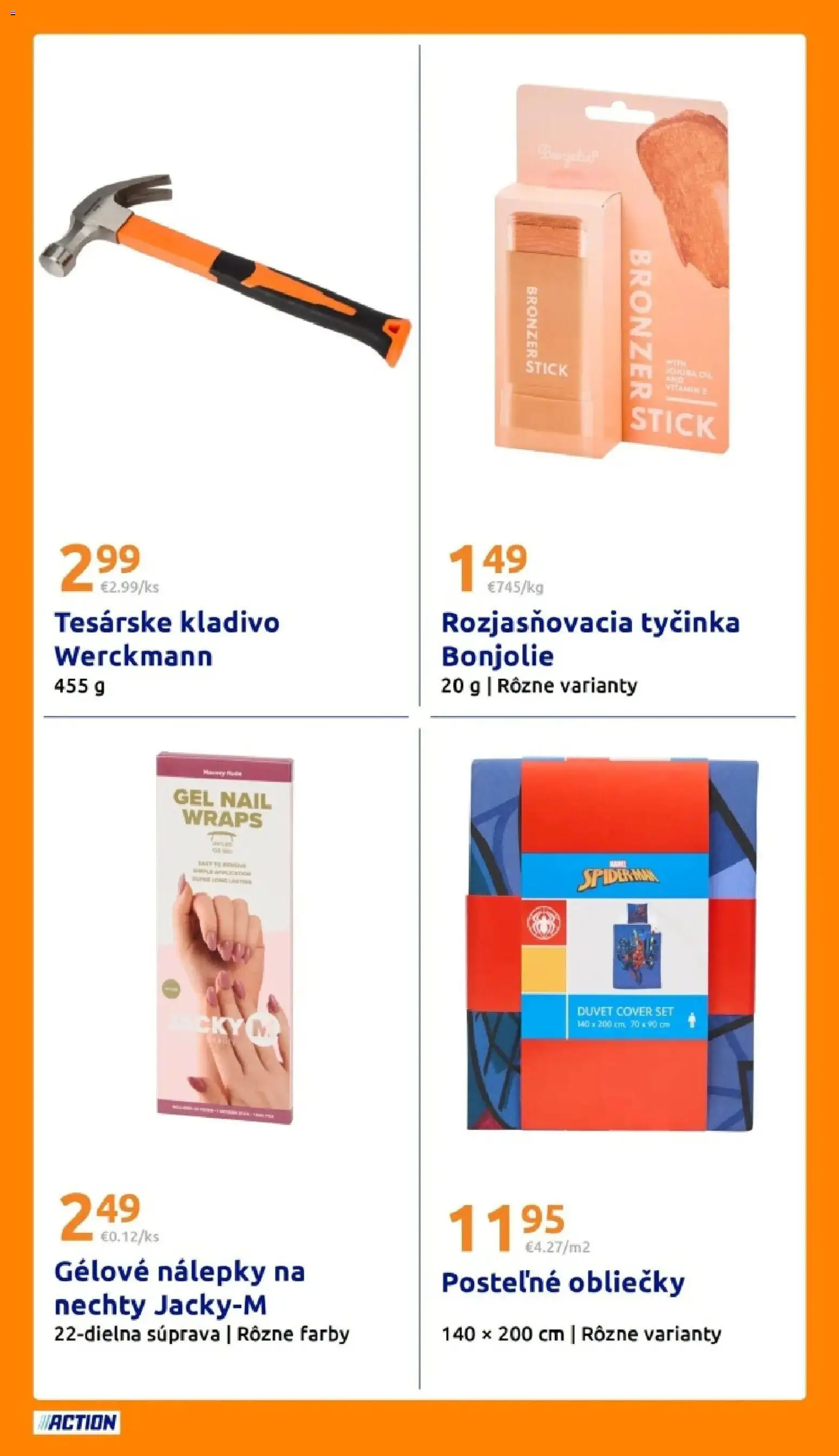 Nové Action akcie – leták je platný od 08.04.2026 | Strana: 26 | Produkty: Obliečky, Bronzer