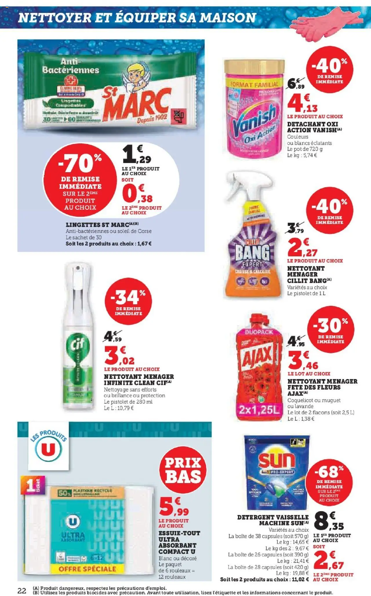  | Page: 22 | Produits: Lavande, Détachant, Détergent, Muguet