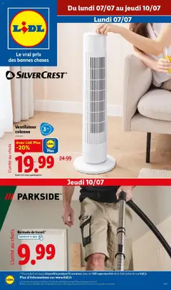 LIDL - Prévisualisation de LIDL - Equipements pour voiture, bricolage, mode, maison... et bien plus en supermarché Lidl ! valide à partir de 05.07.2025