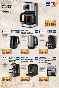 Metro - Ünnepi katalógus - amely érvényes a következő dátumtól: 02.11.2025 | Oldal: 44 | Termékek: Tejhabosító, Kávéfőző, Vízforraló, Kávé