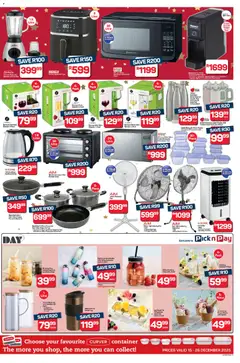 Pick n Pay specials catalogue – valid from 15.12.2025 | Page: 11 | Products: Glasses, Microwave oven, Fan, Bowls