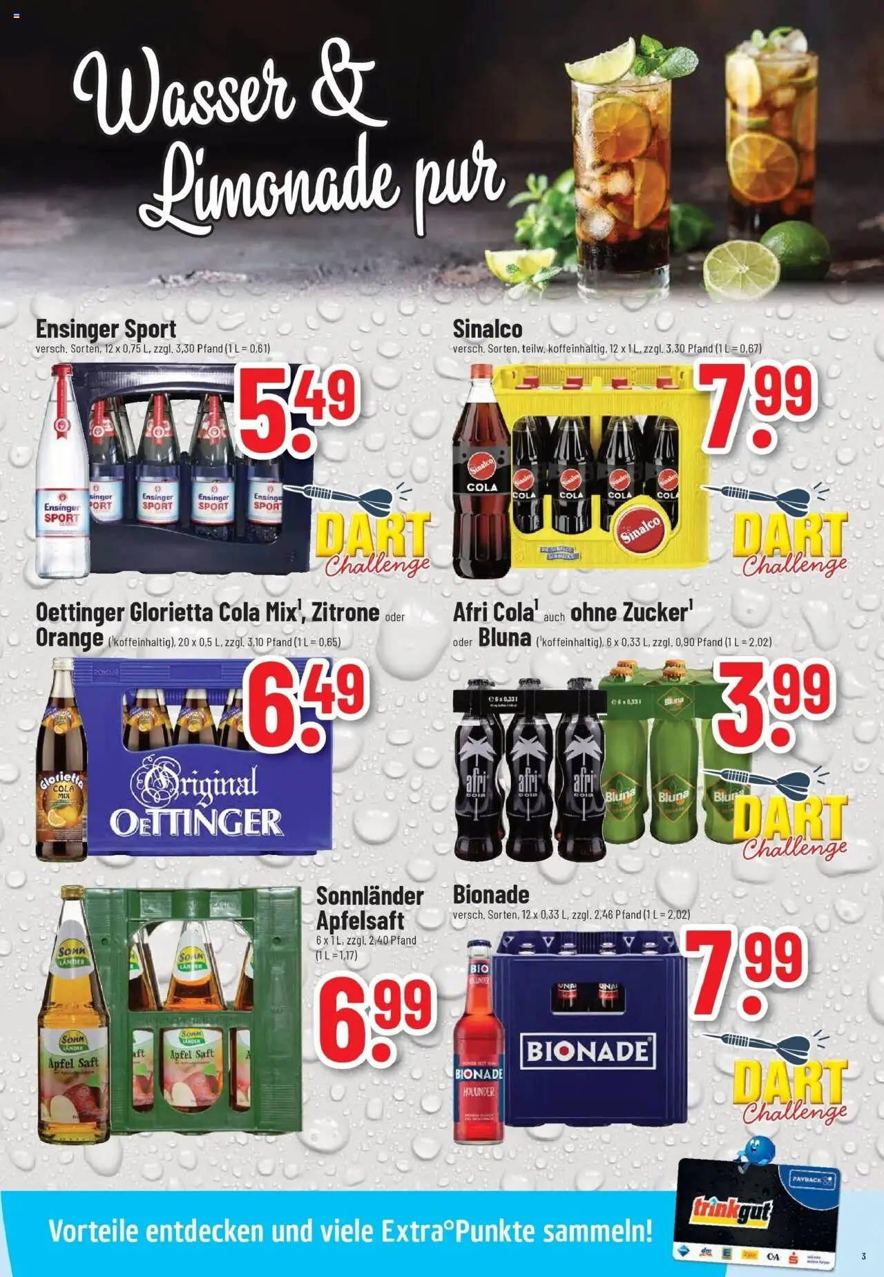 Trinkgut - trinkgut: Wochenangebote – gültig ab 06.10.2025 | Seite: 3 | Produkte: Äpfel, Limonade, Apfelsaft, Zitrone