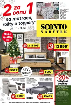 Náhled letáku Sconto nábytek leták od 26.11.2025
