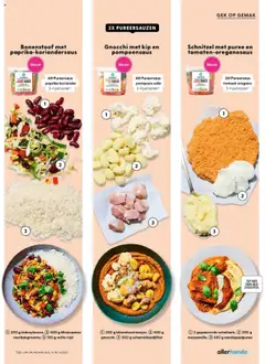 AH Pureersaus paprika koriander, Pureersaus paprika koriander 3-4 personen - Voorbeeld van een folder van Albert Heijn, geldig van 06.10.2025 | Pagina: 109 | Producten: Pompoen, Mozzarella, Saus, Kip