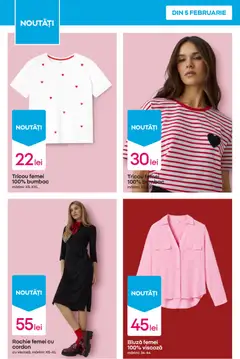Ofertele Pepco valabile de la 12.02.2026 | Pagină: 8 | Produse: Rochie, Tricou, Bluză