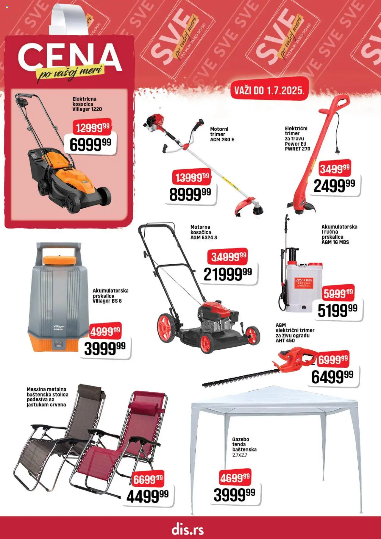 DIS katalog - važi od 19.06.2025 | Strana: 30 | Proizvode: Baštenska stolica, Stolica, Trimer