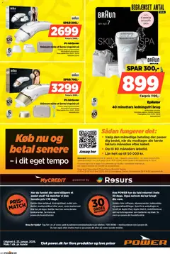 Power - Tilbud gyldig fra 16.01.2026 | Side: 40 | Produkter: Batterier, Søm, Spil, Epilator