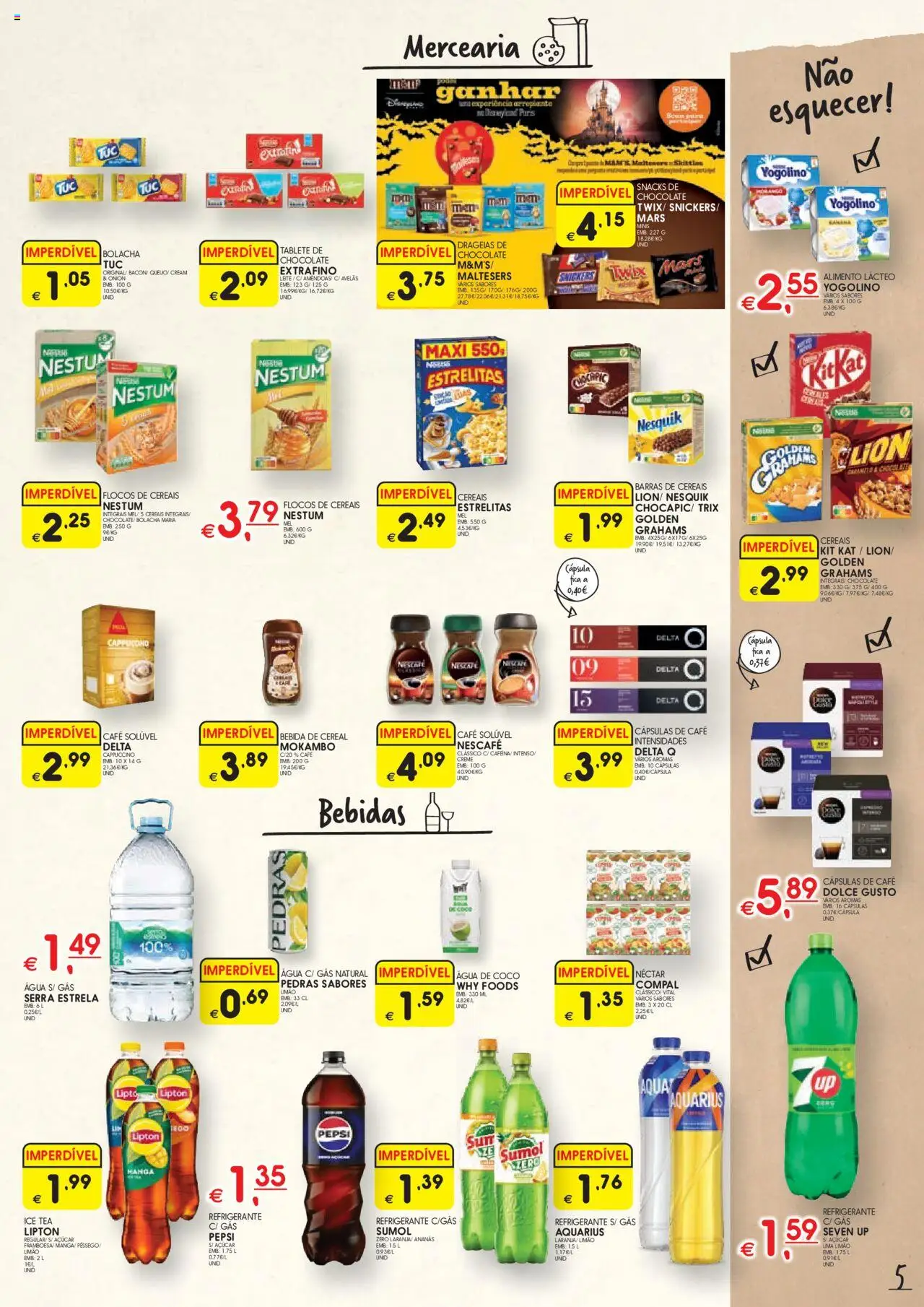 Meu Super folheto │ válido de 18.09.2025 | Página: 5 | Produtos: Barras de cereais, Café solúvel, Café, Bebida