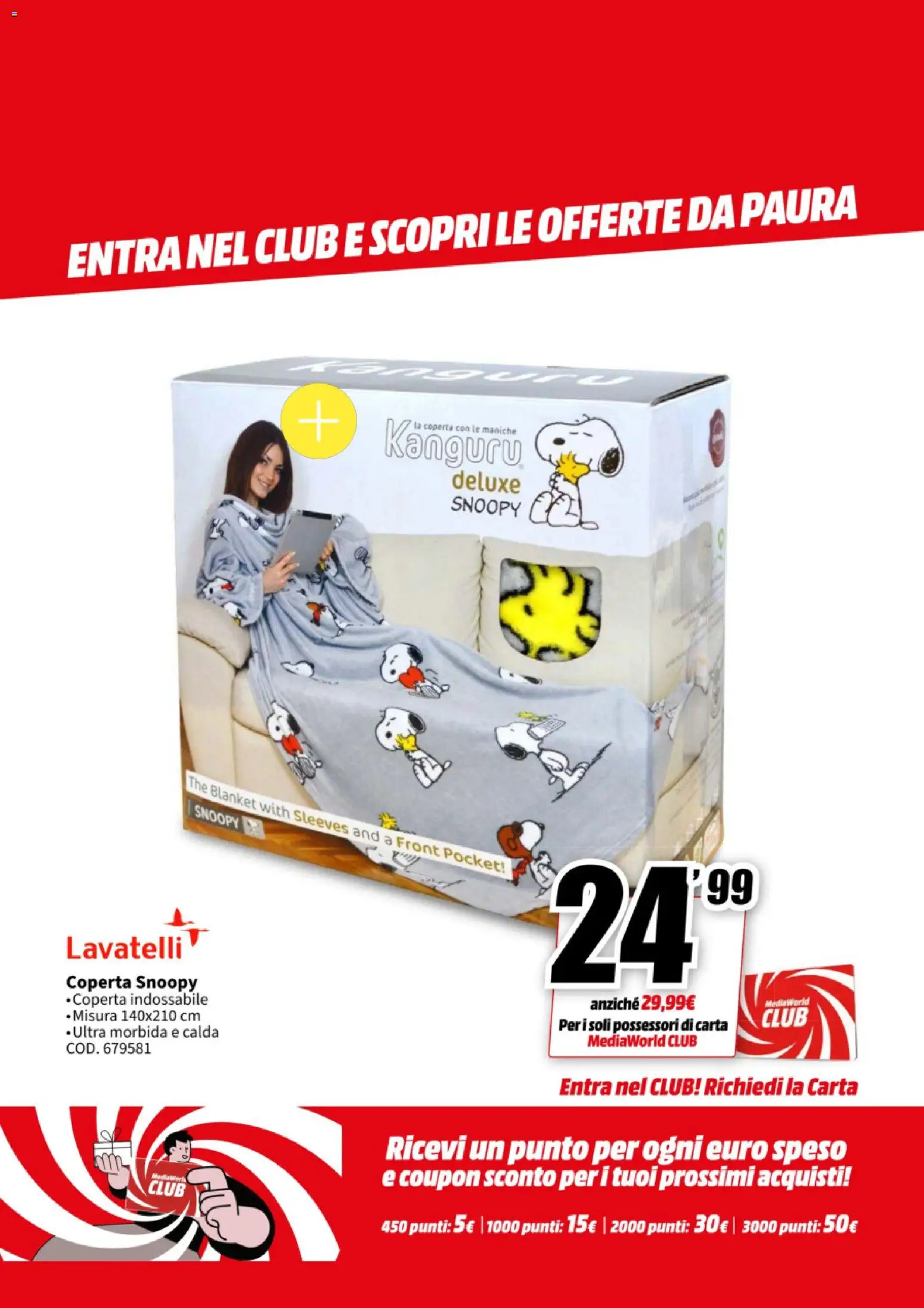 Volantino Media World del 27.10.2025 | Pagina: 63 | Prodotti: The, Coperta