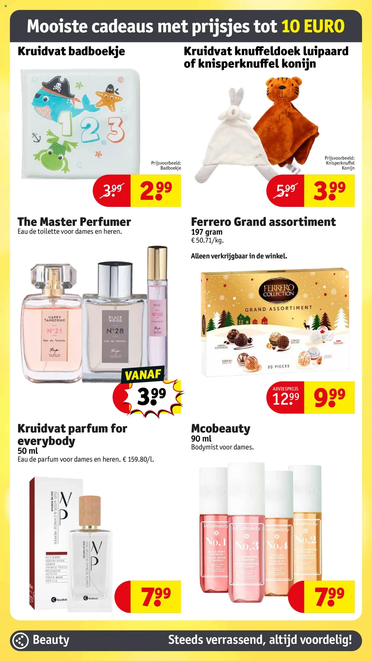 {H1} | Pagina: 7 | Producten: Cordon bleu, Pistaches, Parfum, Eau de toilette