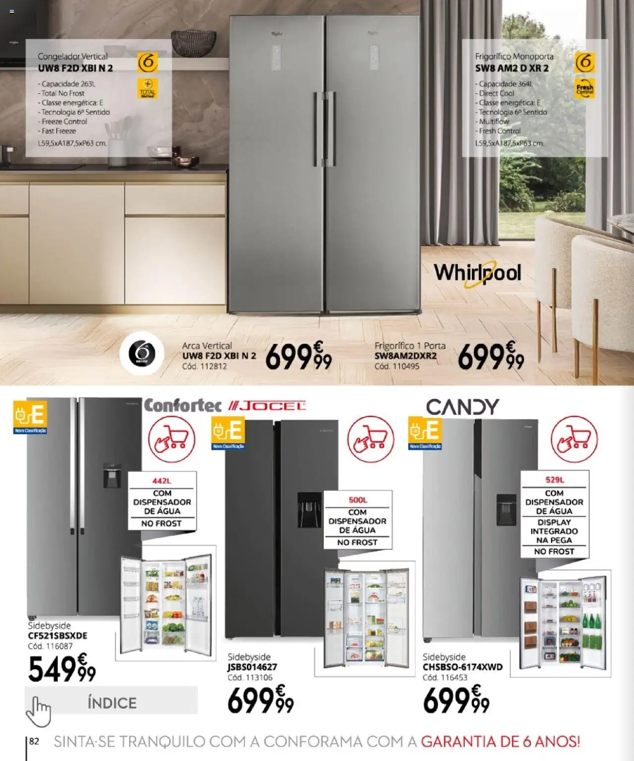 Conforama folheto │ válido de 27.03.2025 | Página: 82 | Produtos: Porta, Frigorífico, Congelador, Whirlpool
