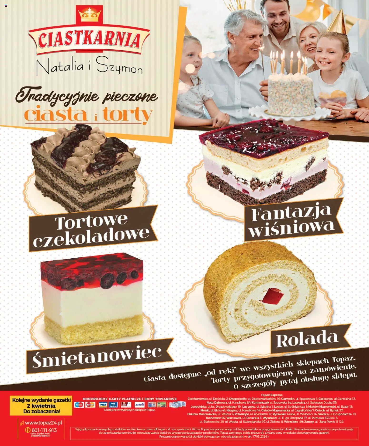 Topaz gazetka - Express od 26.03.2026 | Strona: 32 | Produkty: Rolada