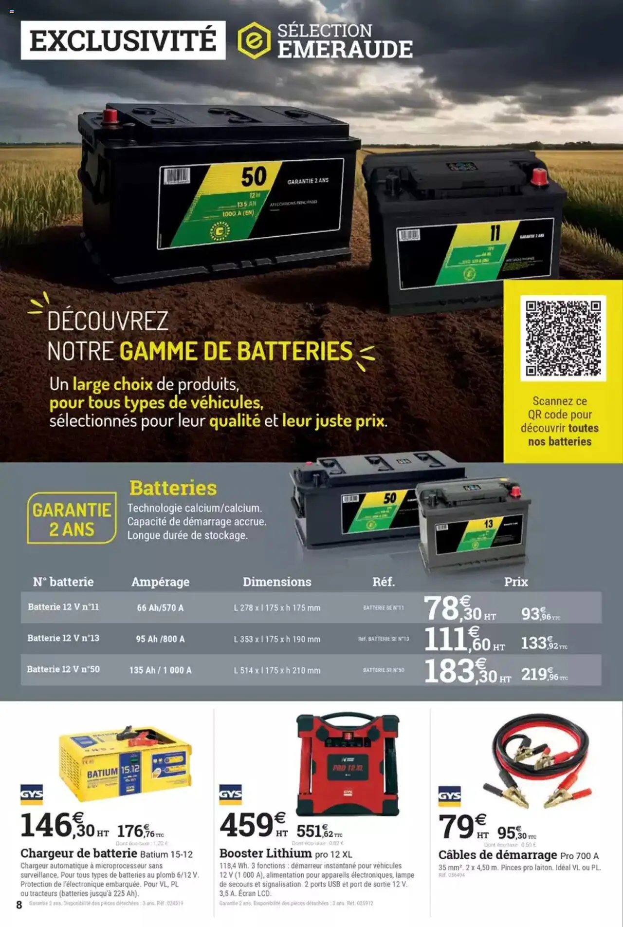  | Page: 8 | Produits: USB, Pinces, Câbles de démarrage, Batterie