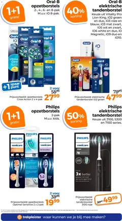 Trekpleister folder - Voorbeeld van een folder van Trekpleister, geldig van 31.03.2026 | Pagina: 29 | Producten: Tandenborstel, Gum, Kan, Elektrische tandenborstel