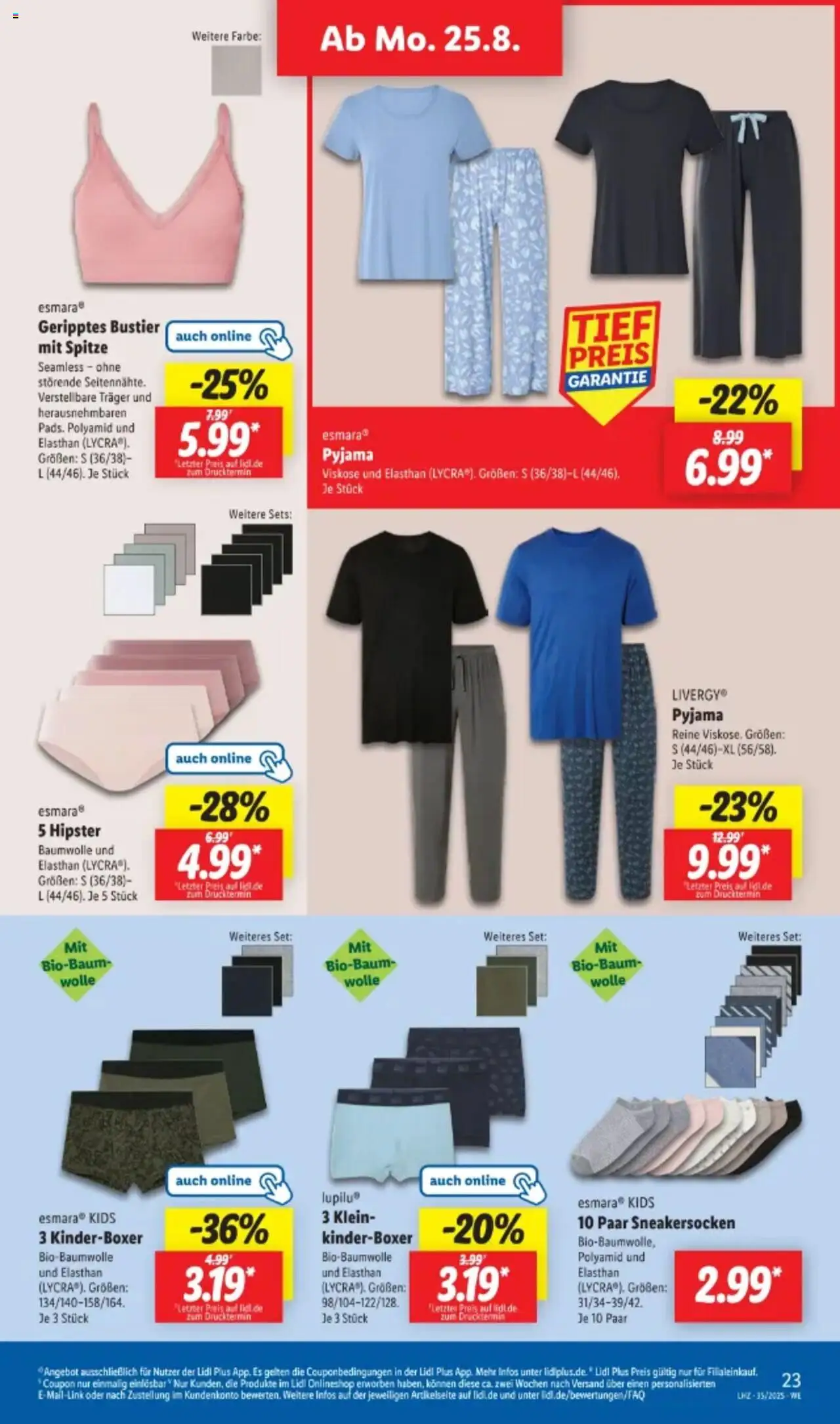 Lidl Prospekt 	 - gültig ab dem 25.08.2025 | Seite: 33 | Produkte: Pyjama