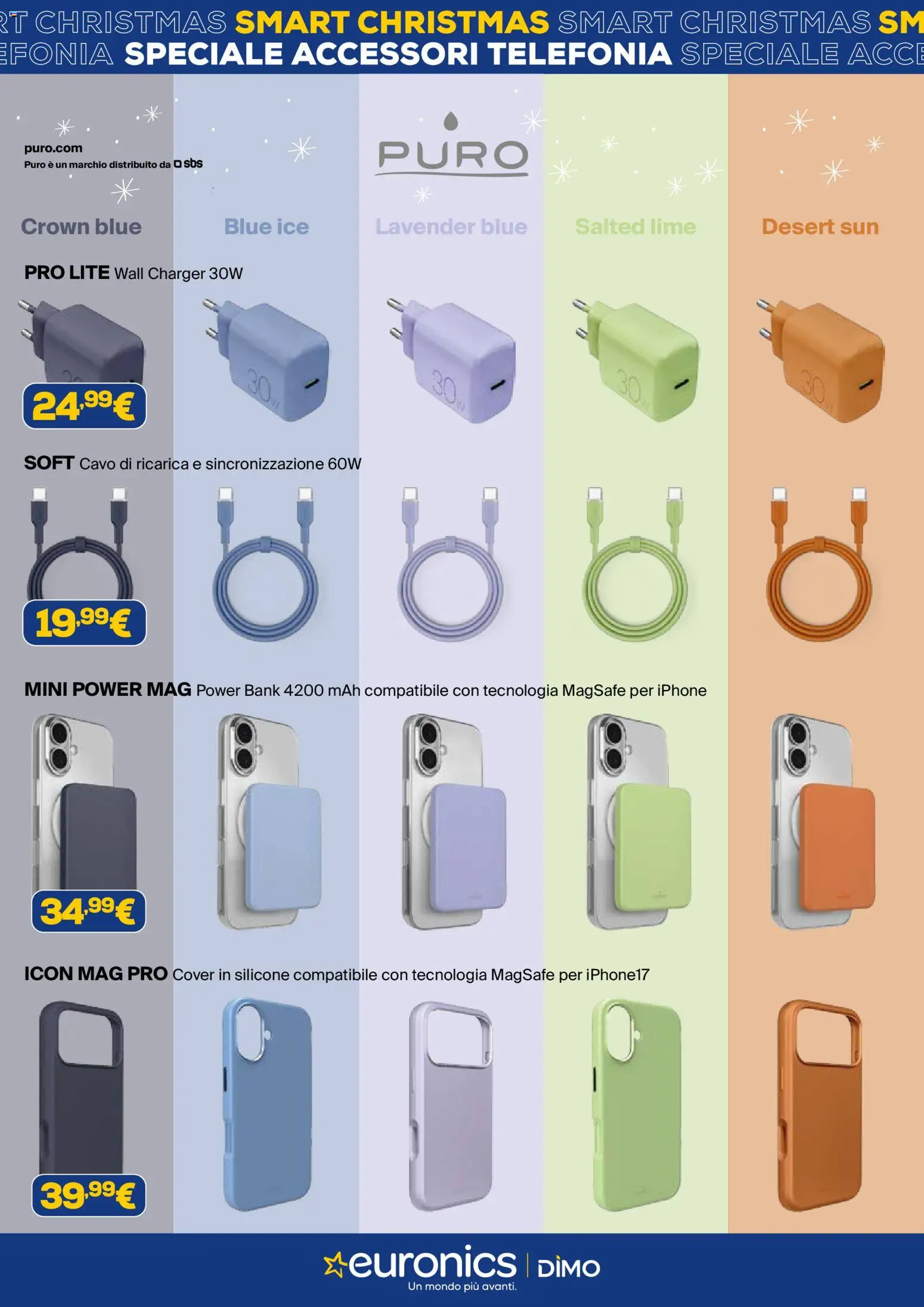 Volantino Euronics del 02.12.2025 | Pagina: 10 | Prodotti: Iphone, Lime, Cavo, Silicone