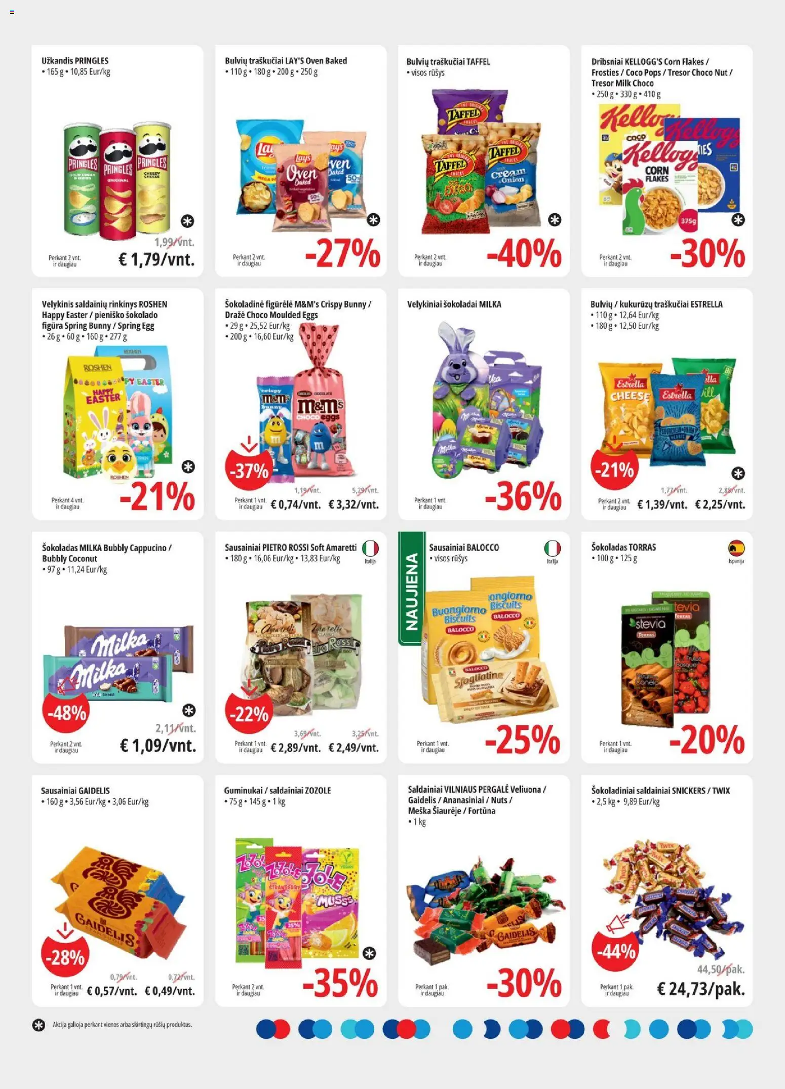 ePromo akcijos nuo 18.03.2026 | Puslapis: 9 | Prekių: Sausainiai, Saldainiai, Dribsniai, Traškučiai