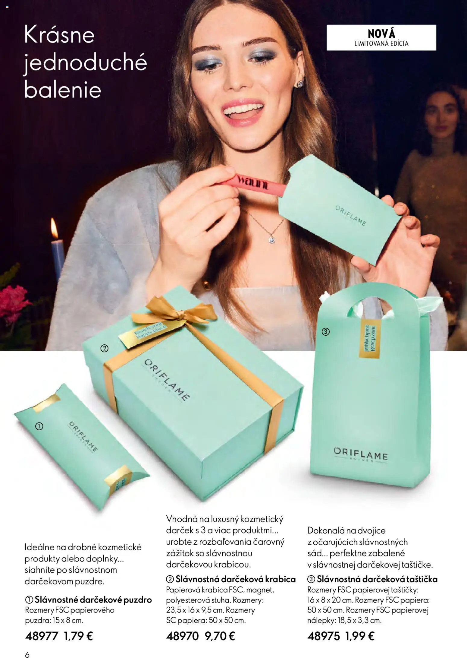 Nové Oriflame akcie – leták je platný od 03.12.2025 | Strana: 6 | Produkty: Puzdro