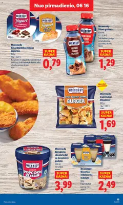 LIDL leidinys│galioja nuo 16.06.2025 | Puslapis: 15 | Prekių: Ledai, Jogurtas, Guminukai