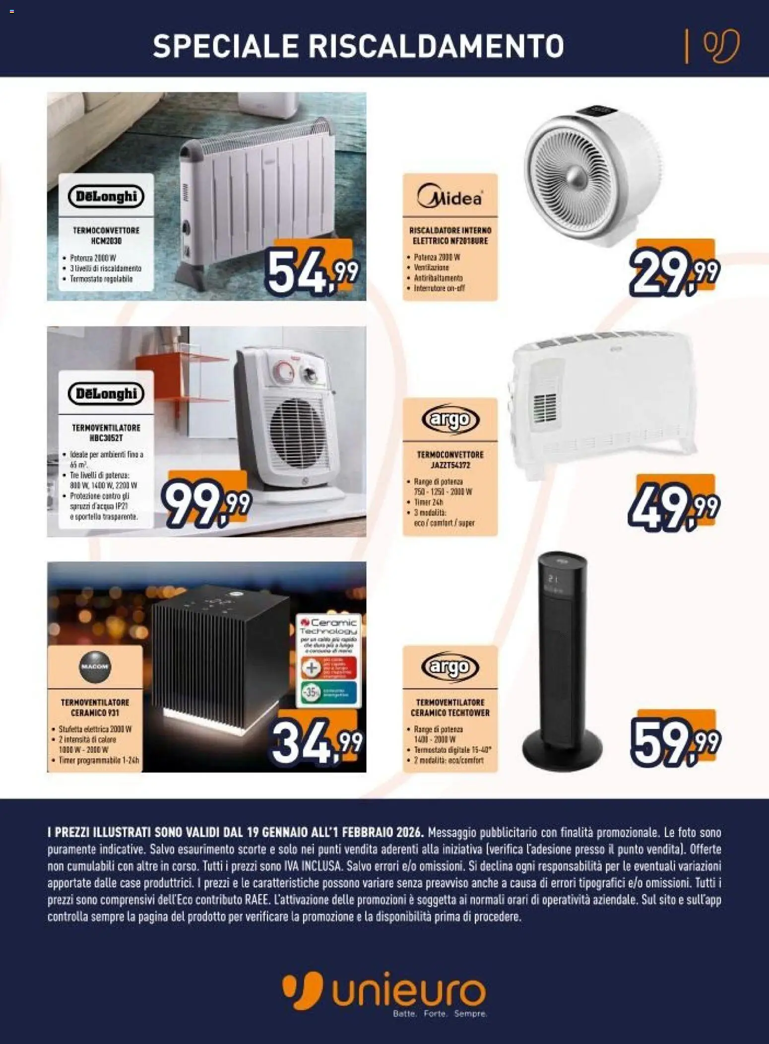 Volantino Unieuro del 19.01.2026 | Pagina: 7