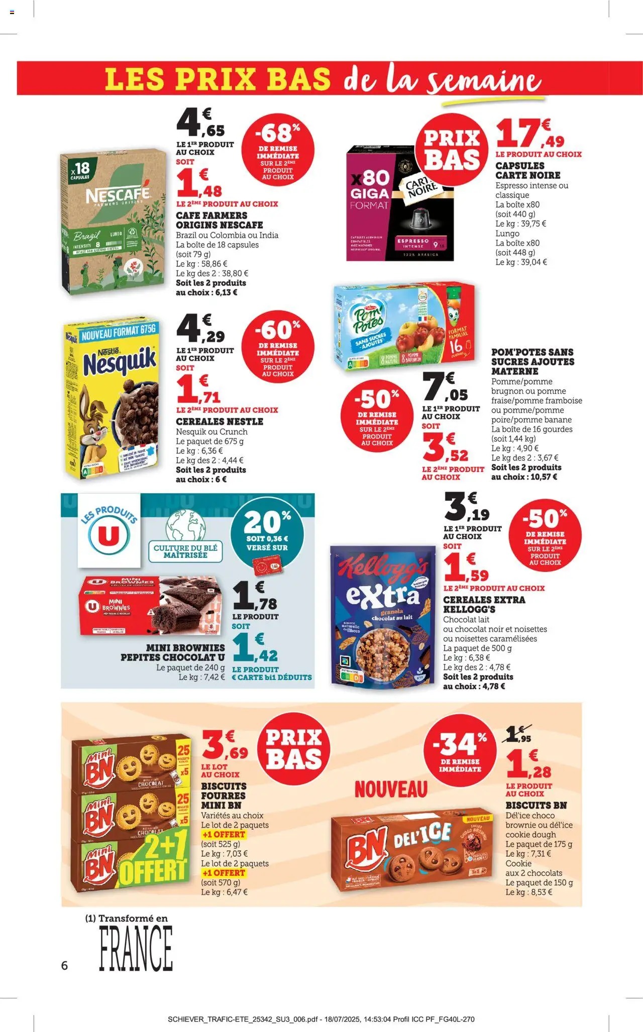  | Page: 6 | Produits: Framboise, Pomme, Noisettes, Biscuits