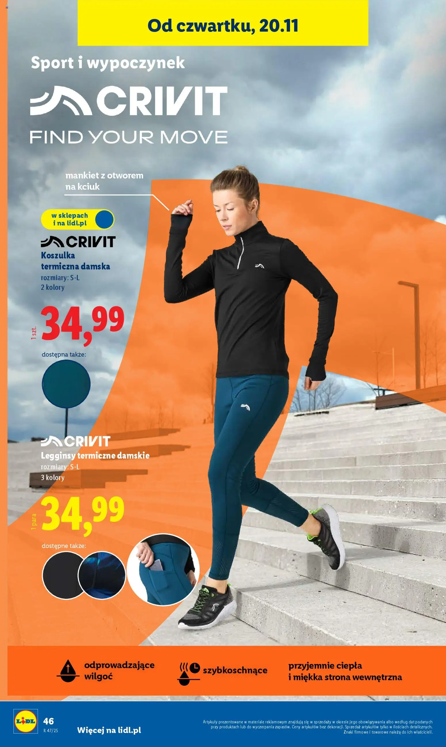 Lidl Black Friday od 17.11.2025 | Strona: 52 | Produkty: Legginsy