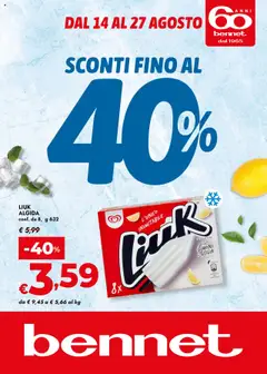 Anteprima del volantino Volantino bennet	 valido a partire dal 14.08.2025