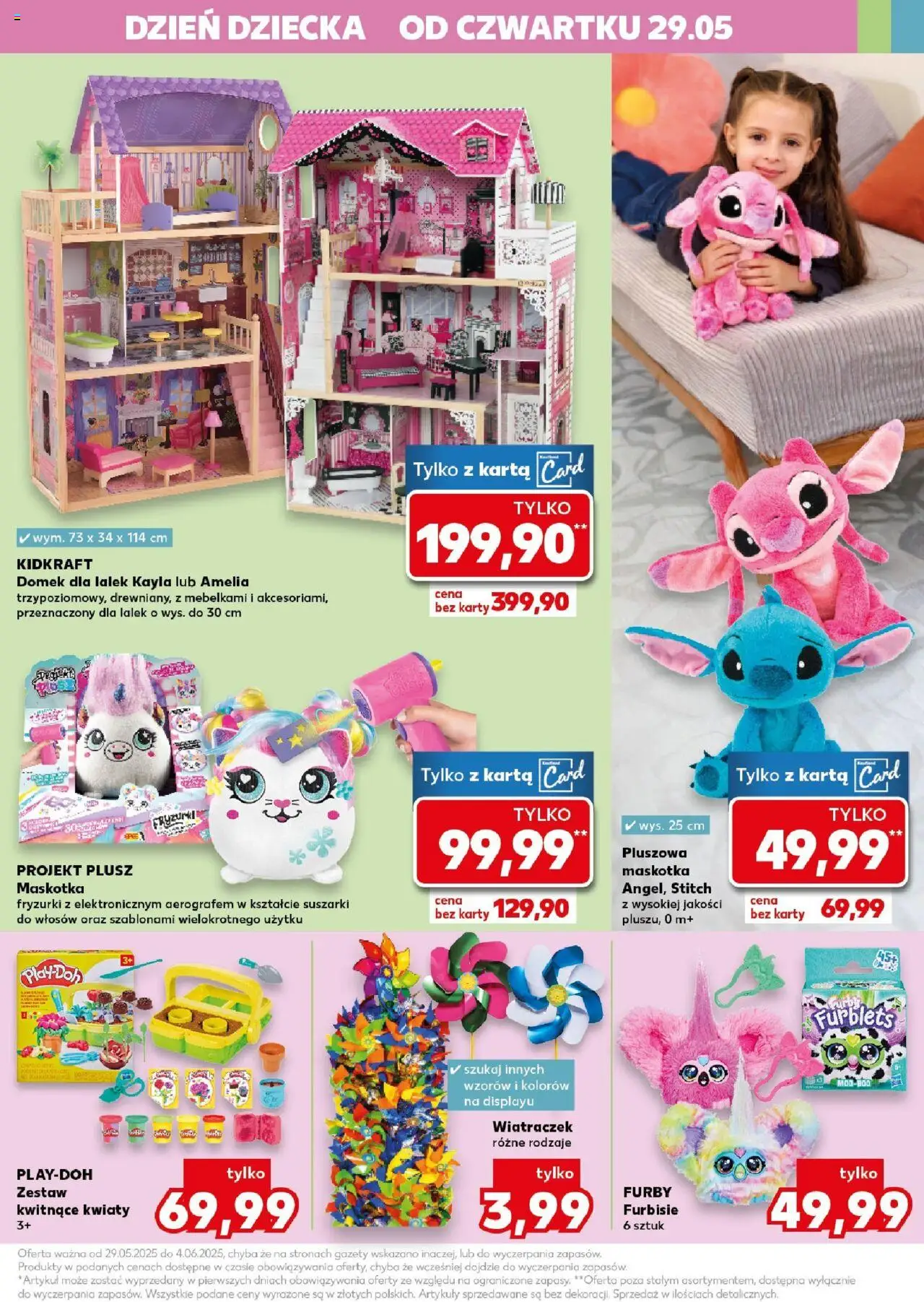Kaufland gazetka - Mega okazje od 29.05.2025 | Strona: 31 | Produkty: Karta, Domek dla lalek, Kwiaty