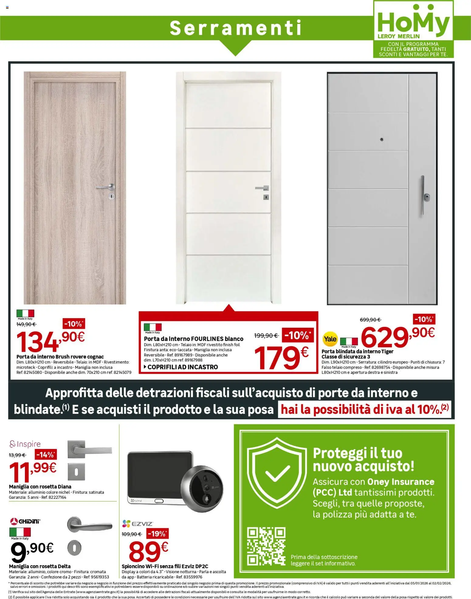 Volantino Leroy Merlin del 05.01.2026 | Pagina: 5 | Prodotti: Alluminio