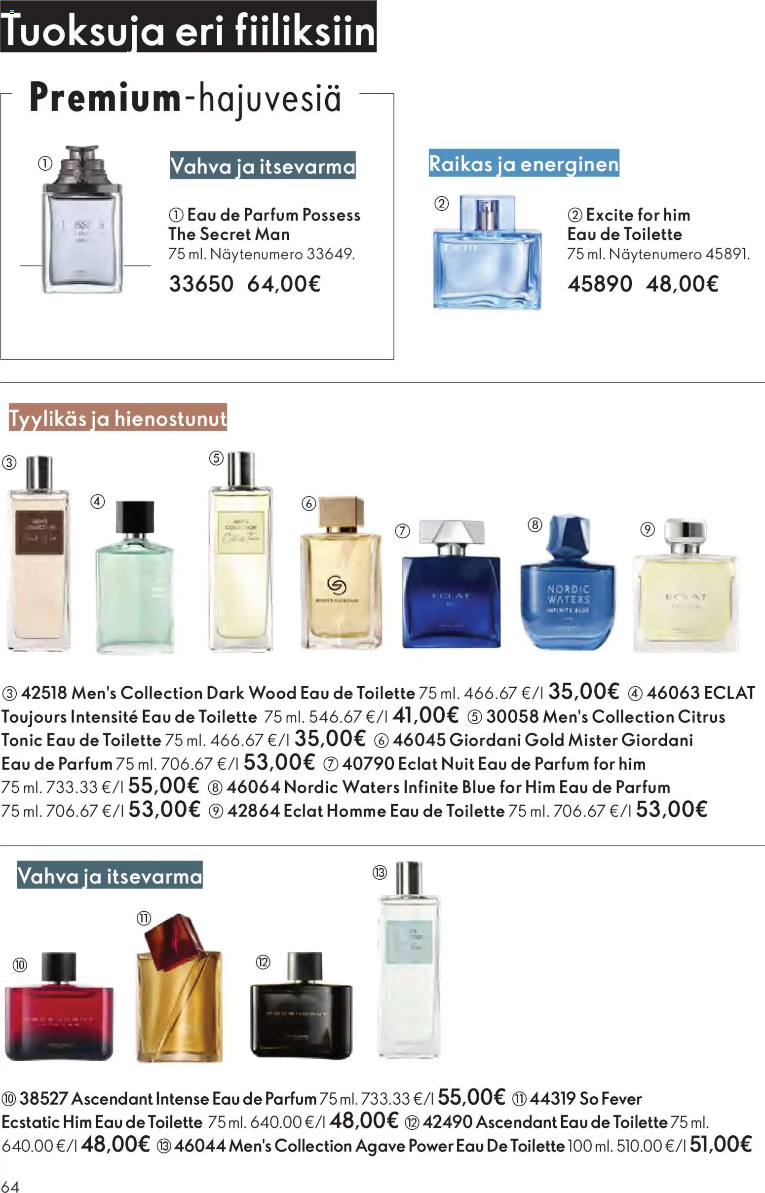 Oriflame - Black Friday – voimassa 19.11.2025 alkaen | Sivu: 64 | Tuotteet: Eau de toilette