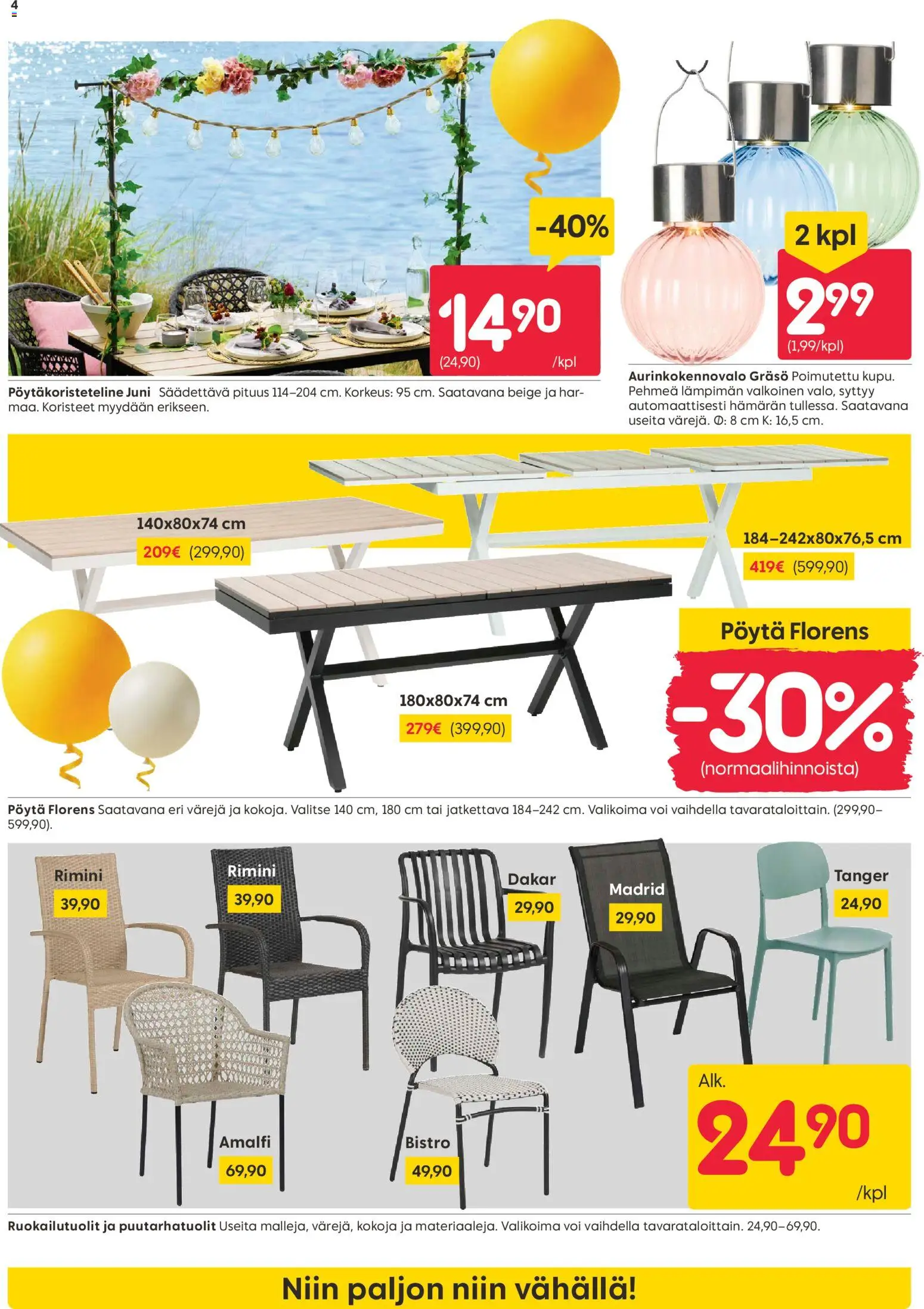 Rusta tarjoukset – voimassa 27.04.2026 alkaen | Sivu: 4 | Tuotteet: Pöytä, Voi