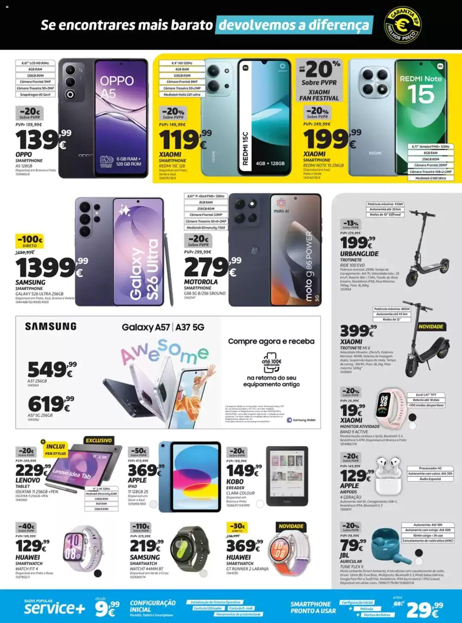 Radio Popular folheto │ válido de 07.04.2026 | Página: 7 | Produtos: Rádio, Suspensão, Caixa, Tablet