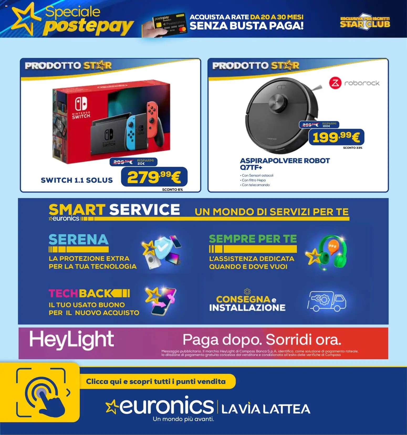 Volantino Euronics del 23.04.2026 | Pagina: 35 | Prodotti: Telecomando, Tè, Aspirapolvere, Robot