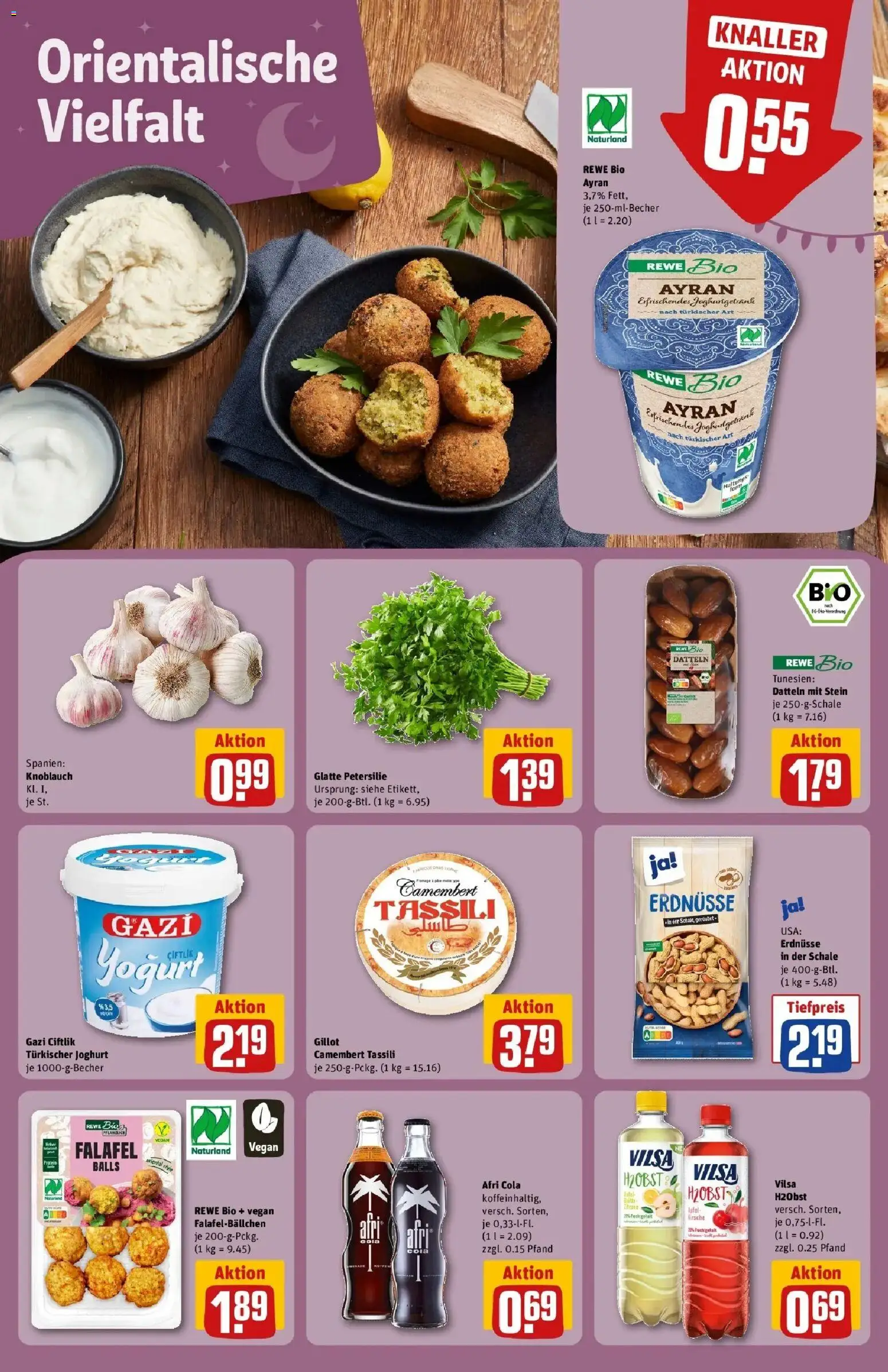 Rewe Prospekt Lutherstadt Eisleben	 – gültig ab 15.03.2026 | Seite: 24 | Produkte: Erdnüsse, Cola, Knoblauch, Petersilie