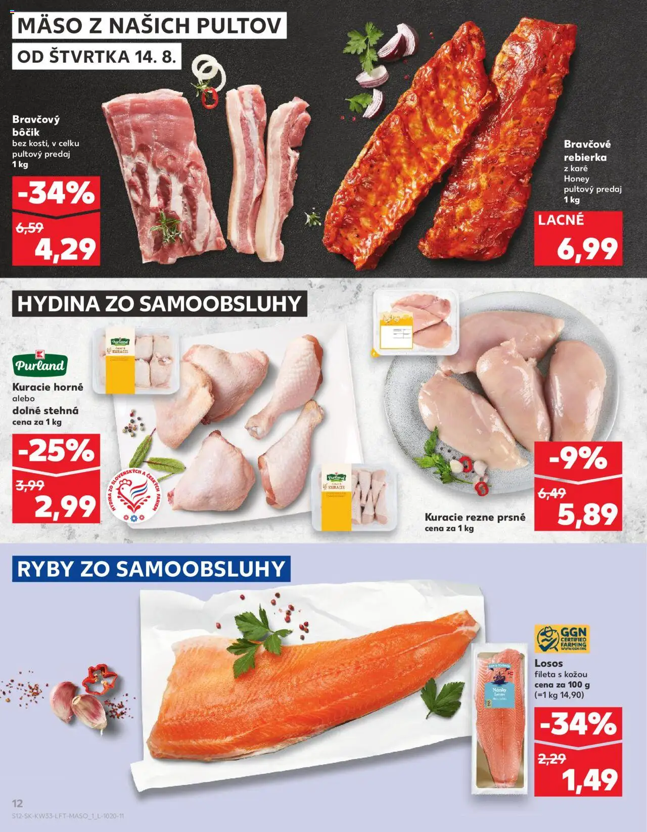 Kaufland SK akciós ujság - amely érvényes a következő dátumtól: 14.08.2025 | Oldal: 12
