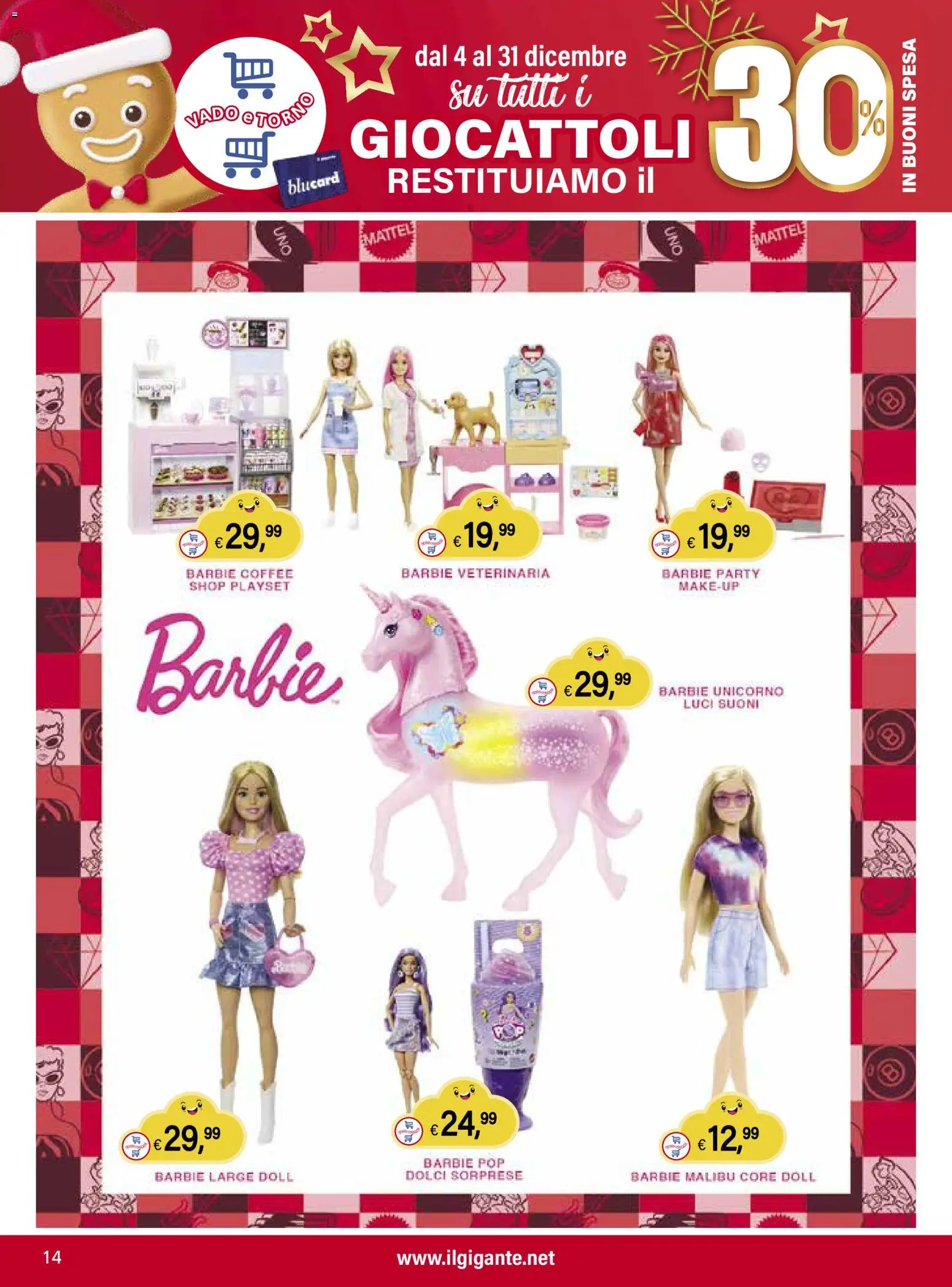 Volantino Il Gigante del 04.12.2025 | Pagina: 14