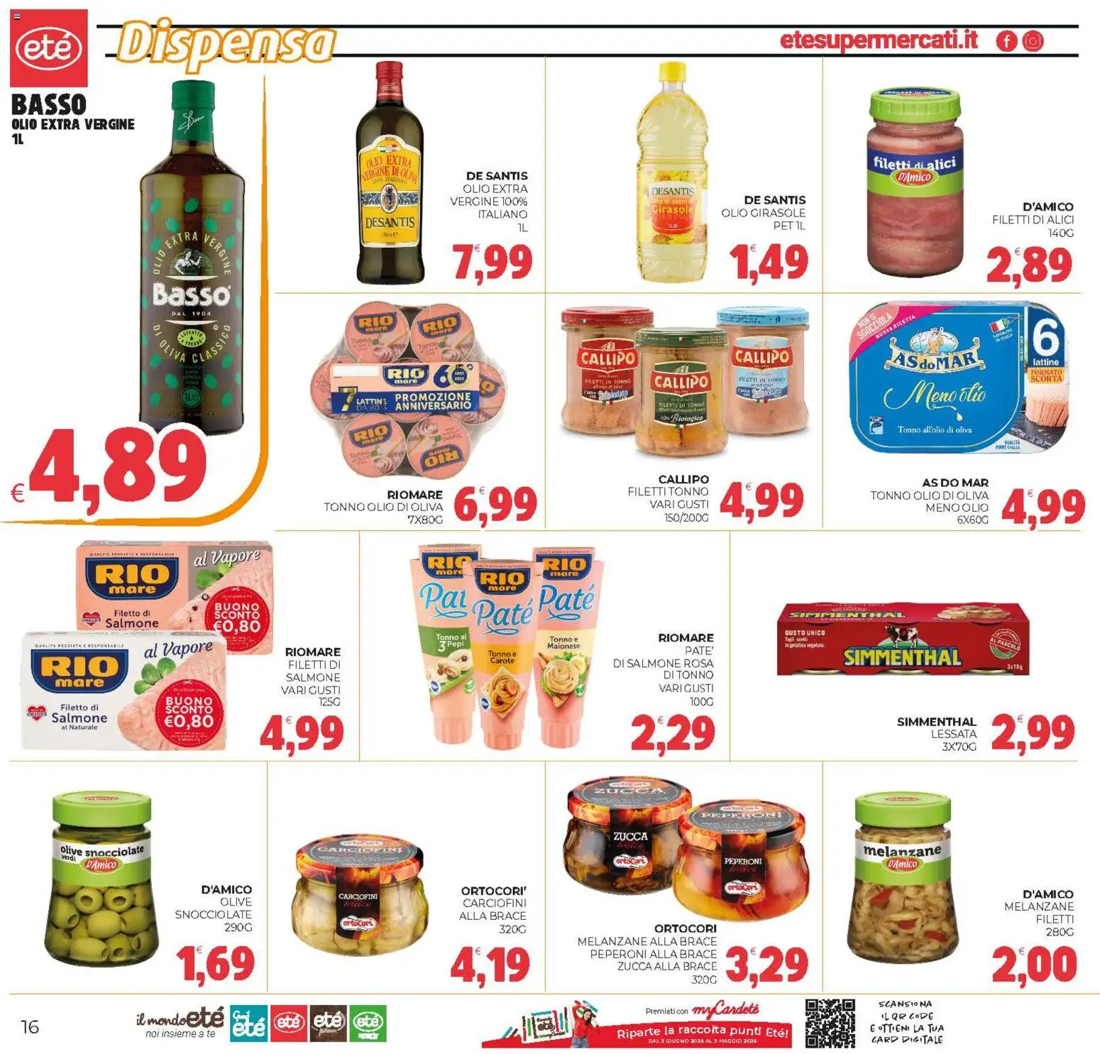 Volantino Eté del 12.12.2025 | Pagina: 16 | Prodotti: Olive, Melanzane, Olio extra vergine, Alici